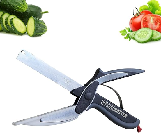 CORTADOR MULTIFUNCIÓN PARA ALIMENTOS 2 EN 1 - CLEVER CUTTER