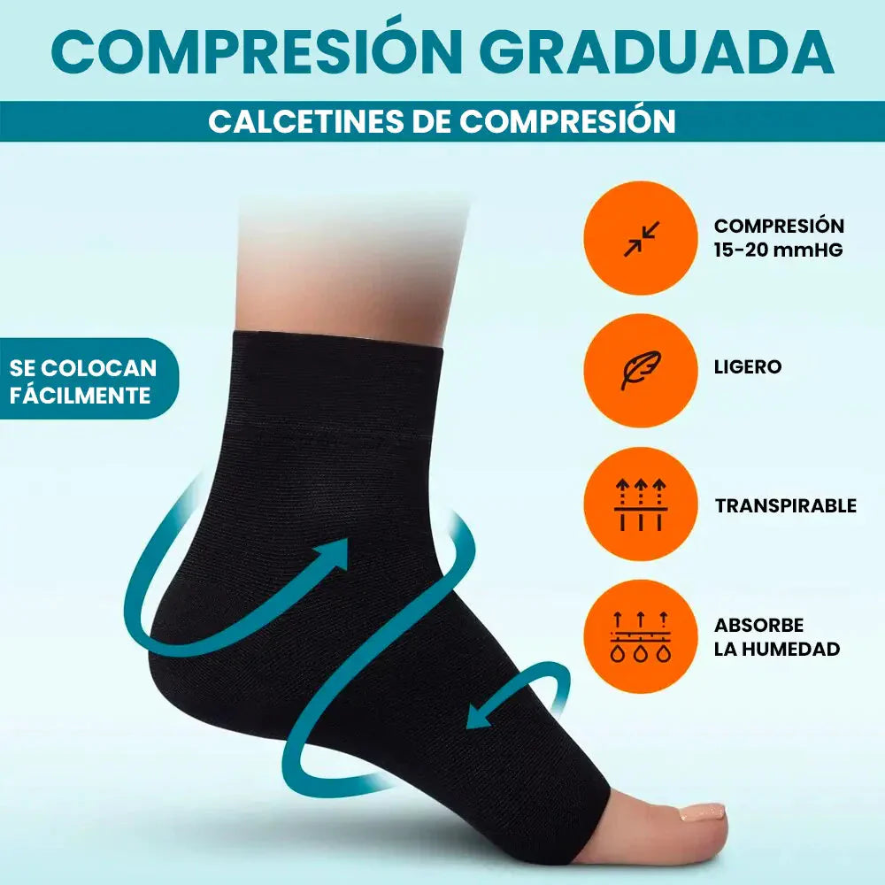 2 CALCETINES DE COMPRESIÓN