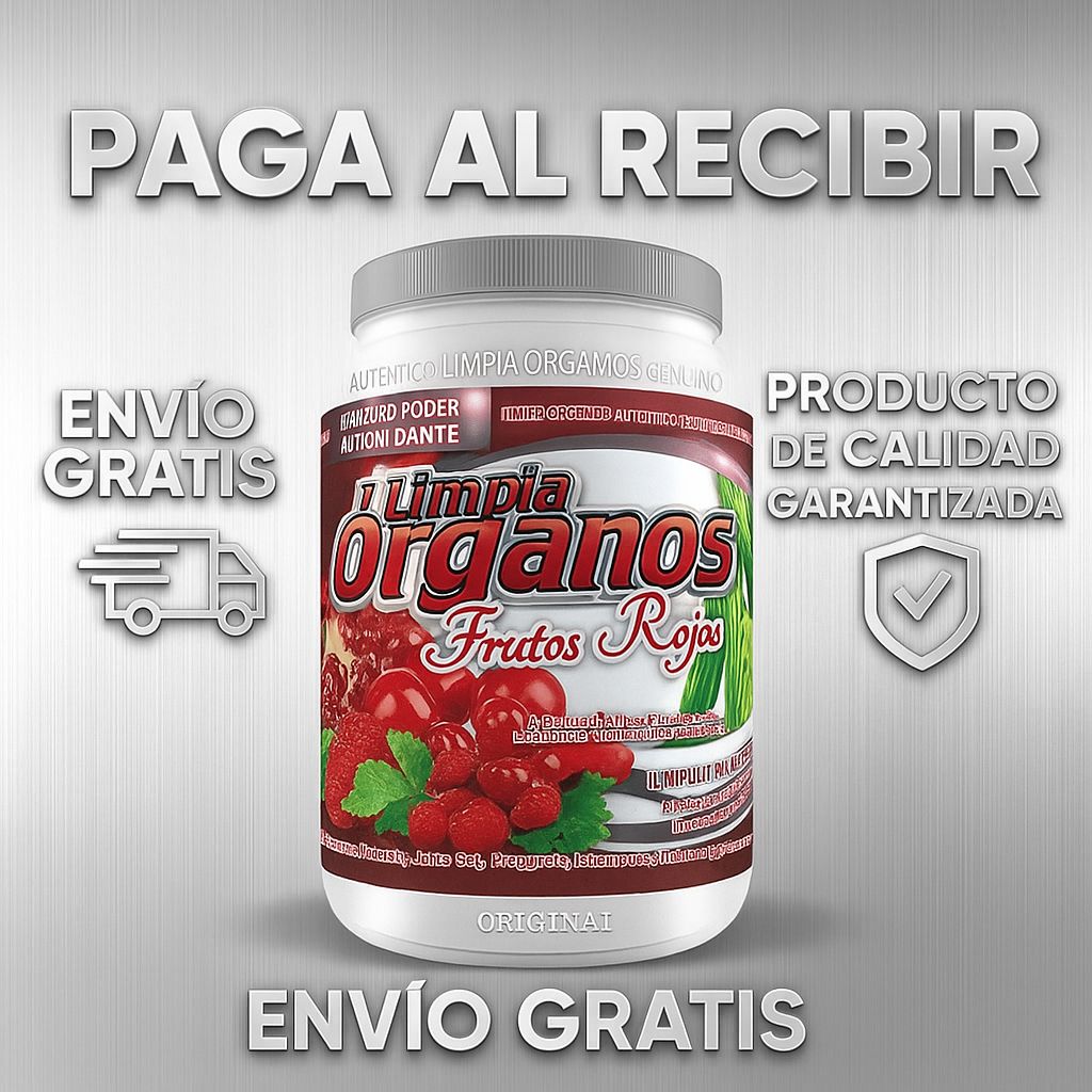 Limpia Órganos / Ingredientes Naturales