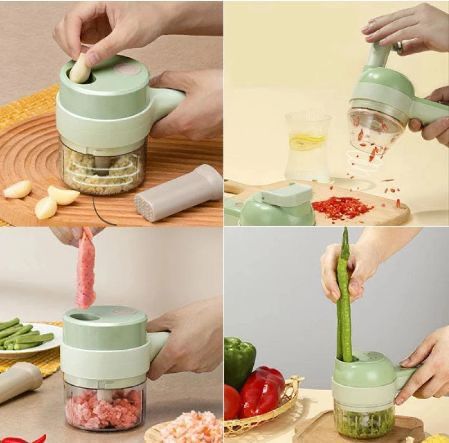 Cortador de Alimentos Eléctrico Portátil