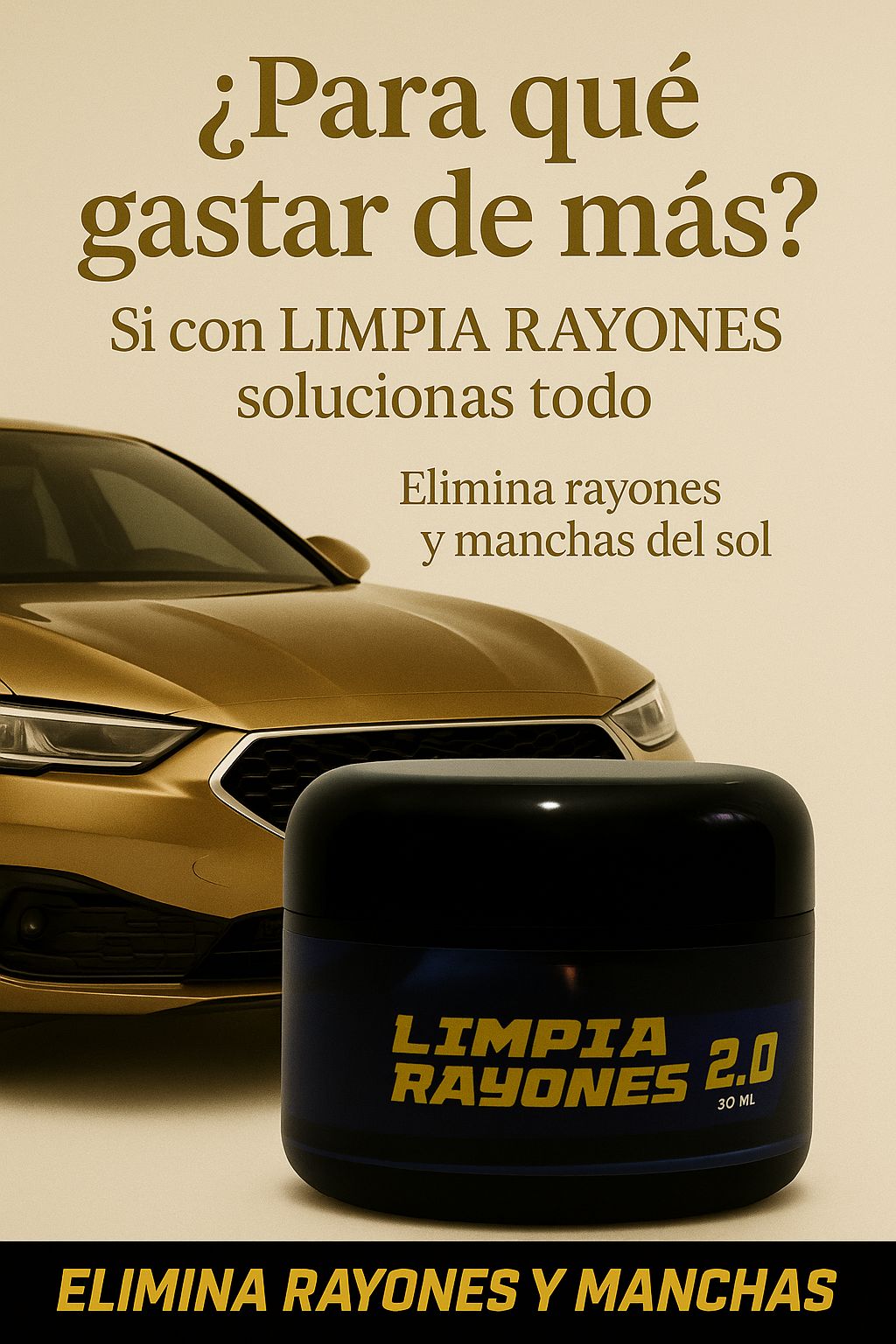 Quitarayones™ "Dale un nuevo brillo a tu auto ✨+ ENVÍO GRATIS