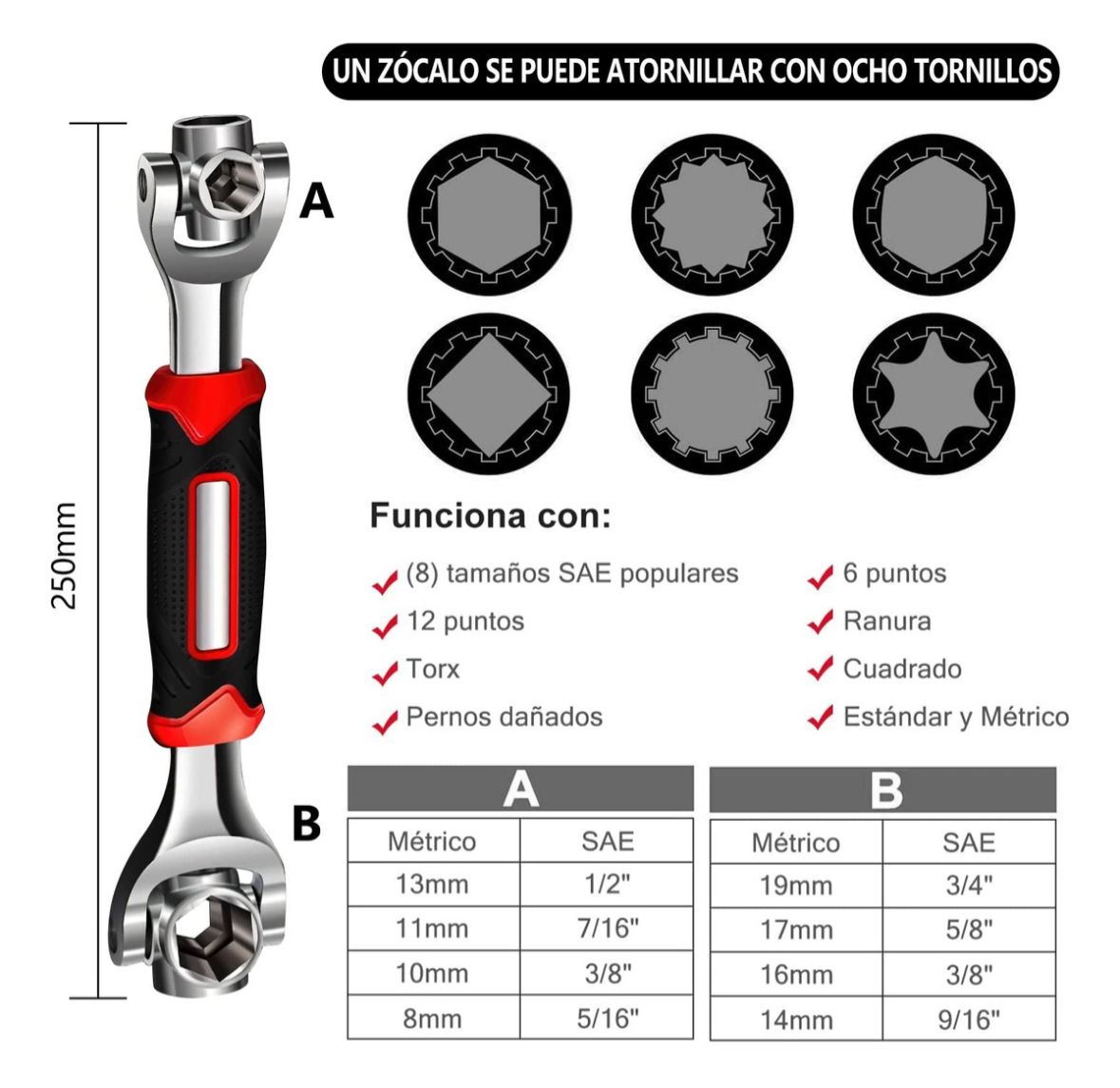 Power-Max™️ORIGINAL LLAVE INGLESA MULTIUSOS 48 EN 1