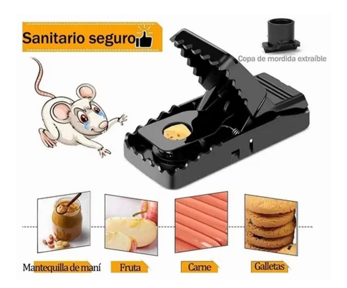 TRAMPA PARA RATAS Y RATONES (PACK 4 UNIDADES)