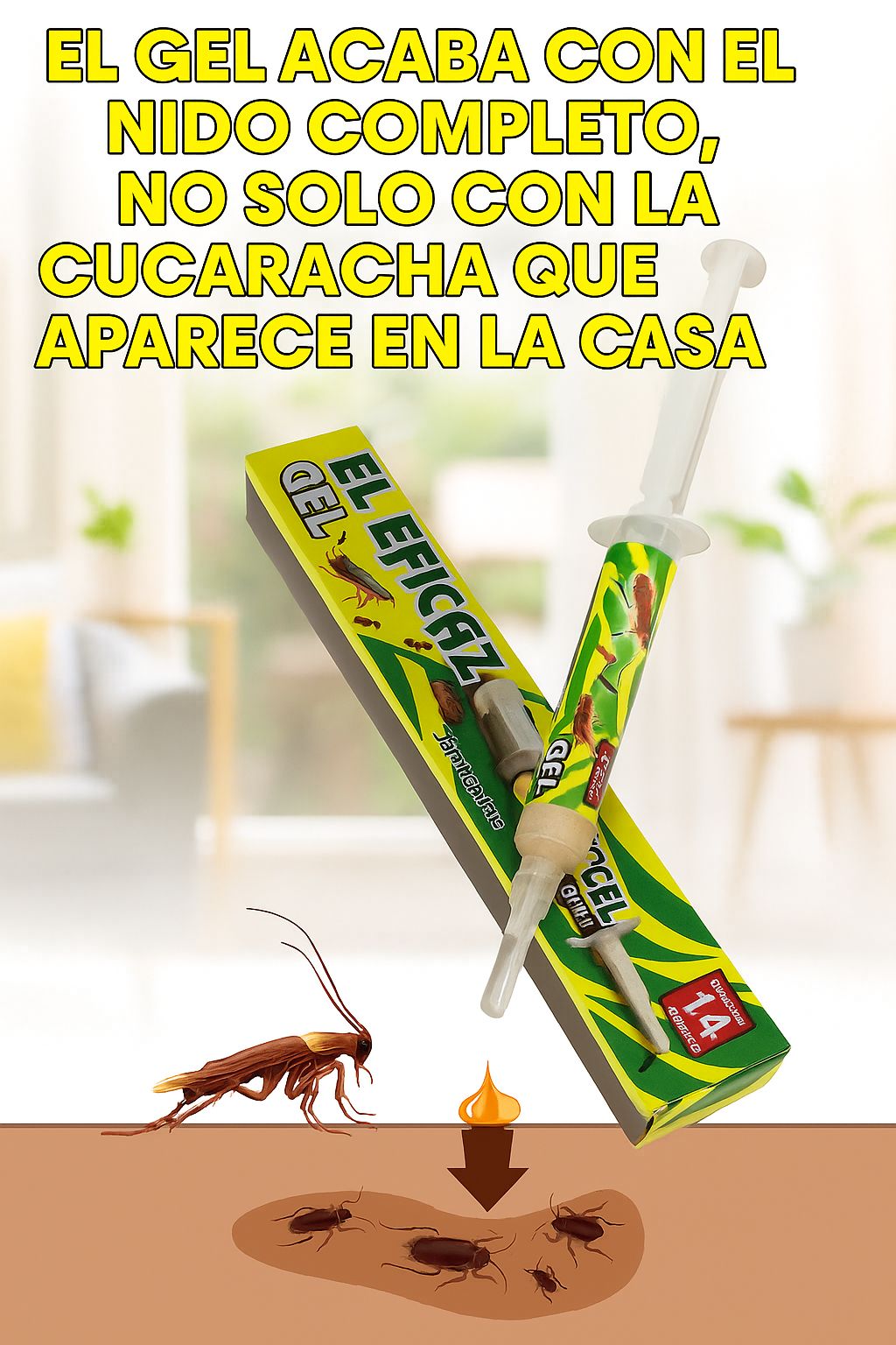 GEL MATA CUCARACHAS